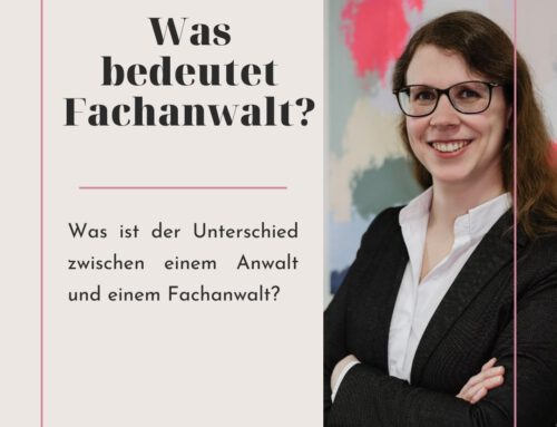 Was ist der Unterschied zwischen einem Anwalt und einem Fachanwalt?